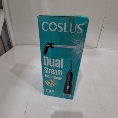 COSLUS ORAL WATER IRRIGATOR WITH FIVE TIPS - 300ML TANK - BLACK - MODEL:C20 image 4