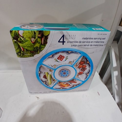 PANDEX MELAMINE SERVING PLATE - BLUE PATTERN (MODEL:1901790) image 4