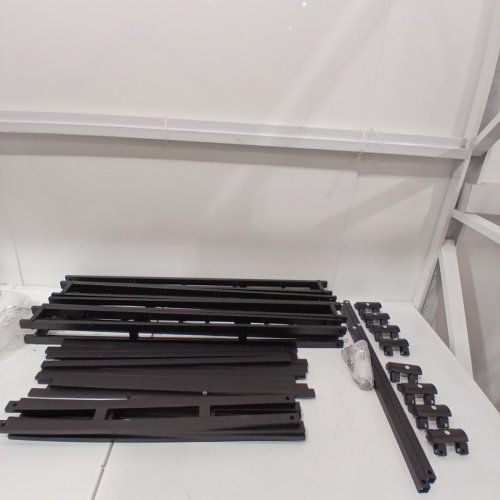 HEAVY DUTY METAL SPLIT BOX SPRING BED BASE - FULL - 3" - BLACK (MODEL: SPBS3-3F) image 2