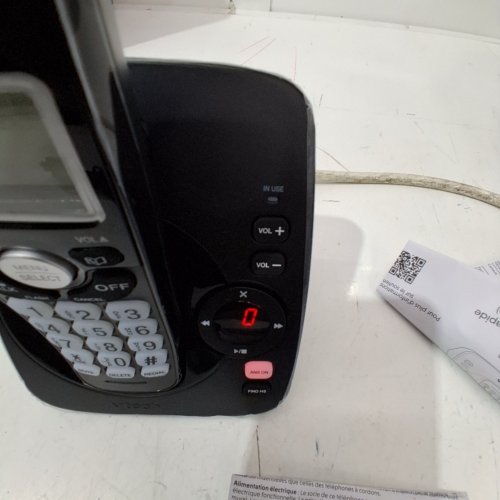 VTECH DECT 6.0 CORDLESS PHONE CALL ANSWERING SYSTEM WITH CALLER ID/CALL WAITING - BLACK (MODEL: CS6224-11) image 2