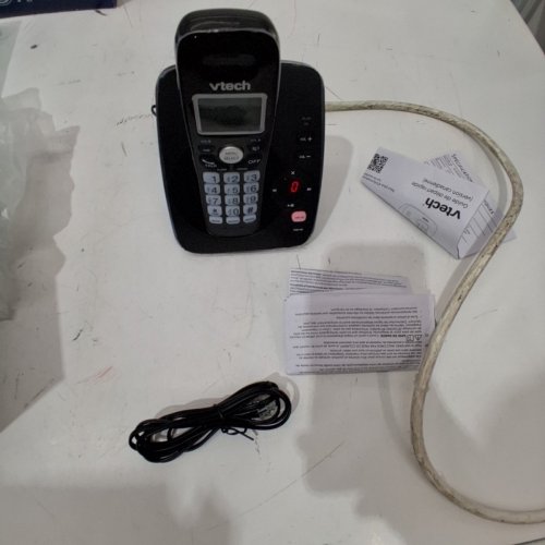 VTECH DECT 6.0 CORDLESS PHONE CALL ANSWERING SYSTEM WITH CALLER ID/CALL WAITING - BLACK (MODEL: CS6224-11) image 3