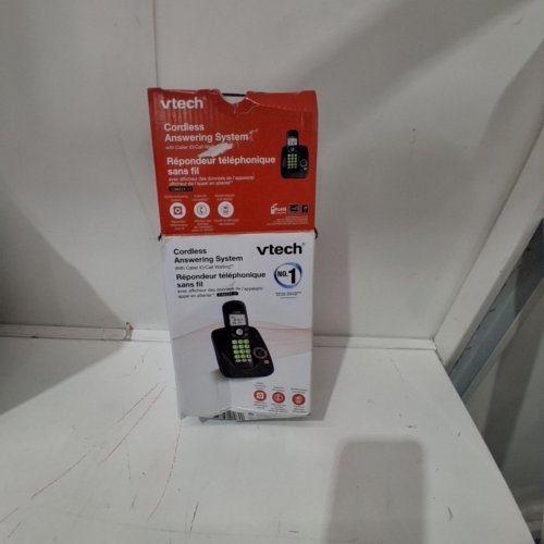 VTECH DECT 6.0 CORDLESS PHONE CALL ANSWERING SYSTEM WITH CALLER ID/CALL WAITING - BLACK (MODEL: CS6224-11) image 4