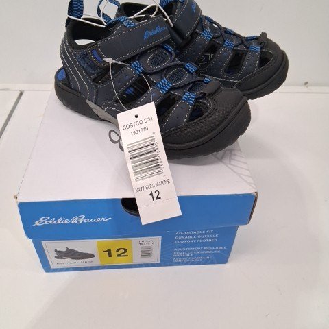 KID'S EDDIE BAUER BUMP TOE SHOE - SIZE 12 - BLUE (STYLE: 1931310) image 2