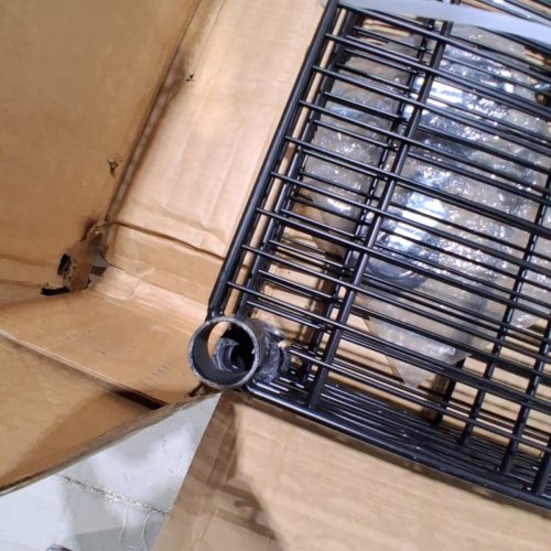REIBII WIRE SHELVING UNIT WITH WHEELS - 2400LBS - 55" X 24" X 76" - BLACK (MODEL: RBBT4LL140) image 7