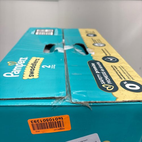 144PK PAMPERS SWADDLERS DISPOSABLE DIAPERS - SIZE 2 (12LBS -18LBS) image 2