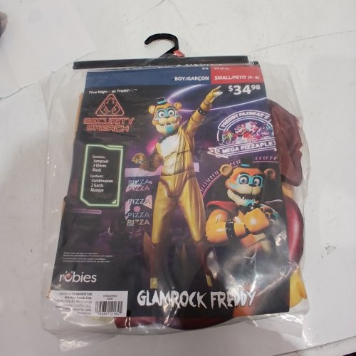 3PC KID'S RUBIES FIVE NIGHTS AT FREDDY'S - GLAMROCK FREDDY - SMALL (4-6) (STYLE: 703087) image 2