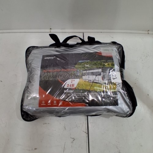 HFKJWAY UNIVERSAL ALL-WEATHER RV COVER - 8.5FT - SILVER /BLACK image 5