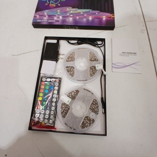 2PK KEEPSMILE LED STRIP LIGHTS WITH REMOTE CONTROL - APPROX. 50FT EACH - MULTI COLOR RGB image 2