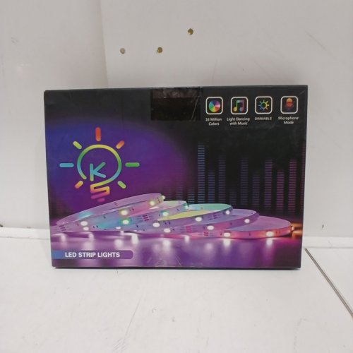 2PK KEEPSMILE LED STRIP LIGHTS WITH REMOTE CONTROL - APPROX. 50FT EACH - MULTI COLOR RGB image 3