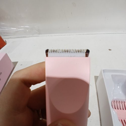 WOMEN'S ELECTRIC DUAL HEADED SHAVER BIKINI TRIMMER - 2-IN-1, USB RECHARGEABLE - PINK (MODEL: ZB-0236L) image 3