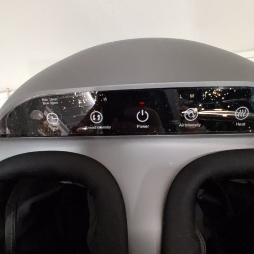 RENPHO SHIATSU DEEP KNEADING FOOT MASSAGER & THERAPY COMPRESSION MACHINE - BLACK/GREY (MODEL: RF-FM059) image 2
