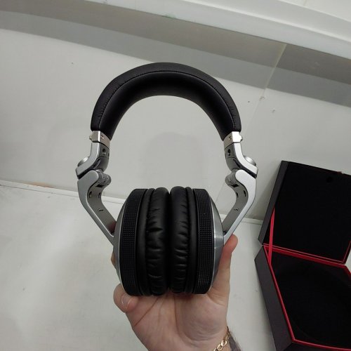 PIONEER DJ HDJ-X10 FLAGSHIP OVER-EAR DJ HEADPHONES, 50 MM - SILVER image 3