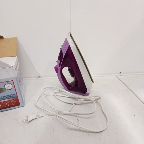 T-FAL STEAM ESSENTIAL PLUS QUICK AND EASY IRON WITH CERAMIC SOLEPLATE - 1200W - PURPLE (MODEL: FV1955Q1) image 3