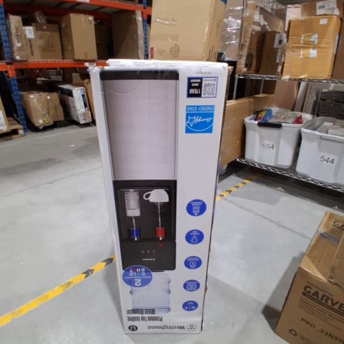 WESTINGHOUSE PREMIUM TOP LOADING WATER DISPENSER, HOT/COLD WATER - 3-5GAL BOTTLE - BLACK (MODEL: WKWDT99SS) image 8