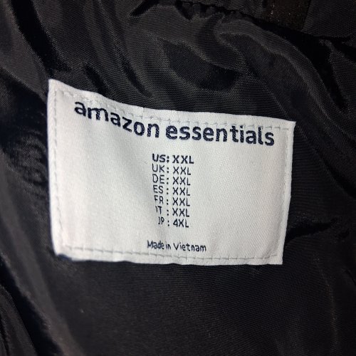 WOMEN'S AMAZON ESSENTIALS LONG PUFFER JACKET - EXTRA EXTRA LARGE - BLACK (STYLE: AEW30284F23) image 3