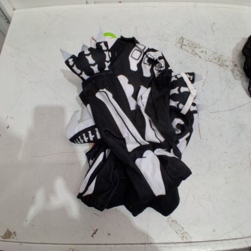 2PC RUBIES TODDLER SKELESAURUS SKELETON DINOSAUR COSTUME - 2T - BLACK AND WHITE image 3