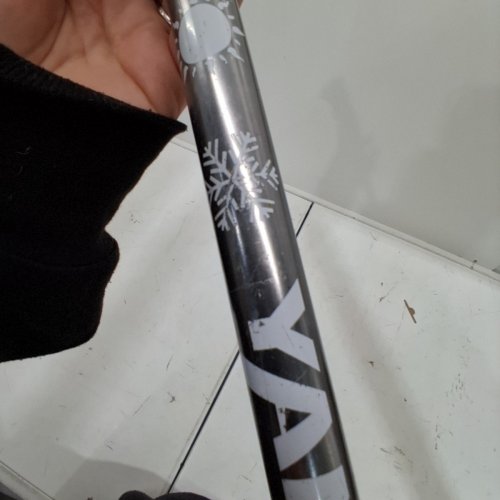YANES TELESCOPIC TREKKING POLE WITH COMFORT CORK HANDLE -52" - SILVER image 3