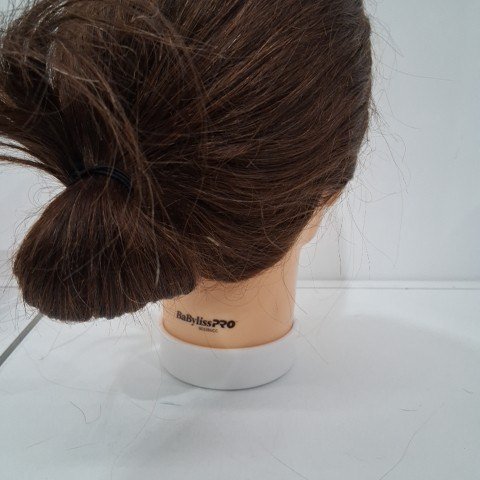 BABYLISSPRO HAIR STYLING MANNEQUIN HEAD - BROWN HAIR image 4