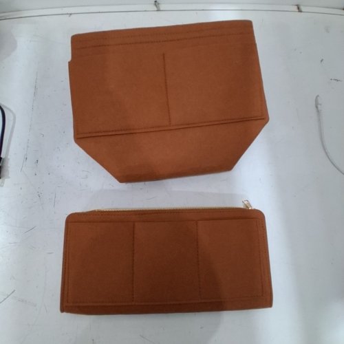 OMYSTYLE PURSE ORGANIZER INSERT - 11'' X 4'' - BEIGE image 2