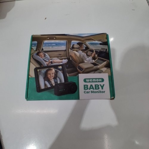 WEMOH BABY CAR MONITOR SYSTEM, 5" SCREEN 1080P - 360° ROTATION - BLACK (MODEL: MAA001-WE) image 6