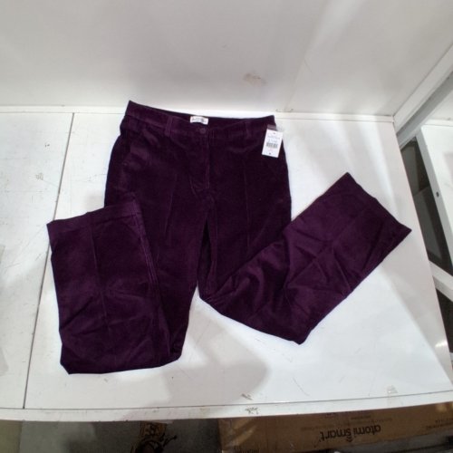WOMEN'S NORTHER REFLECTIONS VELVET PANTS - SIZE 10 - DEEP WINE image 2