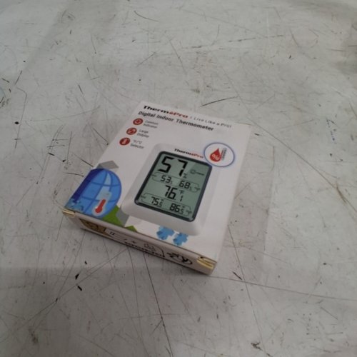 THERMOPRO DIGITAL INDOOR THERMOMETER - BLACK (MODEL:TP50W) image 4