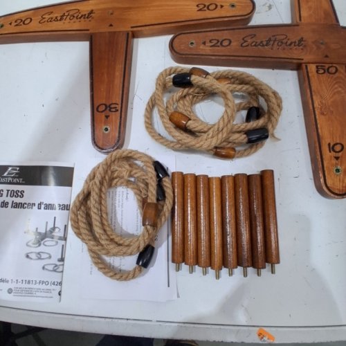 EASTPOINT SPORTS WOODEN RING TOSS SET - BROWN (MODEL: 1368556) image 3