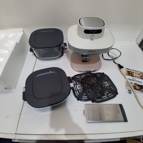 NINJA CRISPI PRO 6-IN-1 GLASS AIR FRYER - 2.5QT /6QT - BONE (MODEL: AS101CLG) image 3