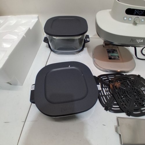 NINJA CRISPI PRO 6-IN-1 GLASS AIR FRYER - 2.5QT /6QT - BONE (MODEL: AS101CLG) image 4