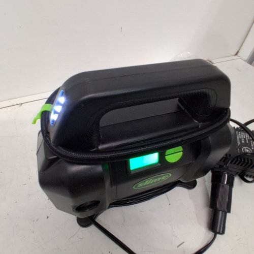 SLIME DELUXE DIGITAL TIRE INFLATOR - 12 V - BLACK / GREEN (MODEL: 40077-2) image 2
