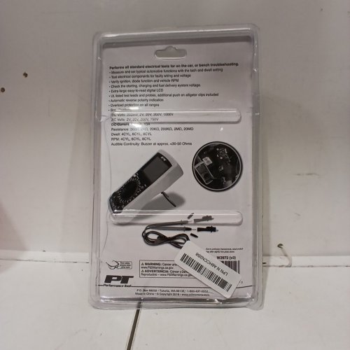 PERFORMANCE TOOL W2972 MULTI-METER DIGITAL AUTOMOTIVE MULTIMETER image 3