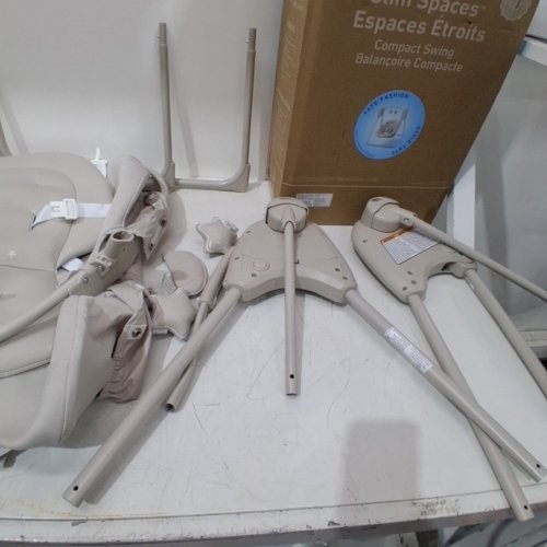 GRACO SLIM SPACES COMPACT BABY SWING - GREY (MODEL:2231535) image 4