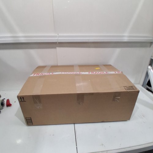 AMAZON BASICS NO-MESS ENCLOSED HOODED CAT LITTER BOX - BEIGE image 5