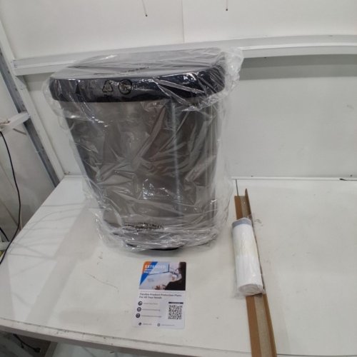 GARVEE STAINLESS STEEL SOFT-CLOSE PEDAL TRASH CAN - 60L - SILVER/BLACK (MODEL: PHK_34E9Y7HX) image 2
