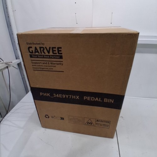 GARVEE STAINLESS STEEL SOFT-CLOSE PEDAL TRASH CAN - 60L - SILVER/BLACK (MODEL: PHK_34E9Y7HX) image 4