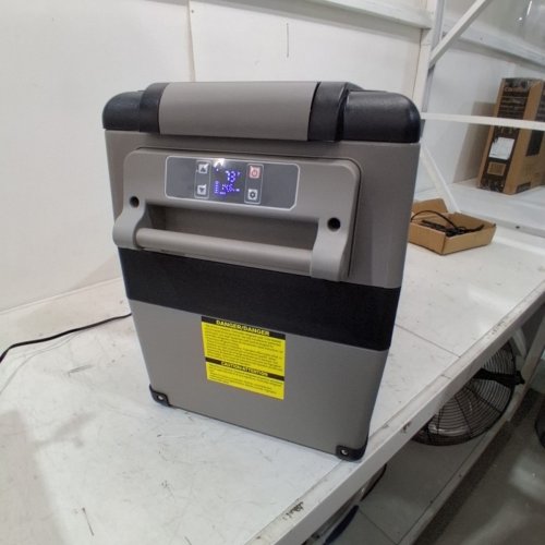 EUHOMY ELECTRIC COOLER CAR REFRIGERATOR WITH BLUETOOTH APP CONTROL - 12V/24V DC - 47QT - BLACK/GREY - (MODEL: CF001-45GR-CAEH) image 4
