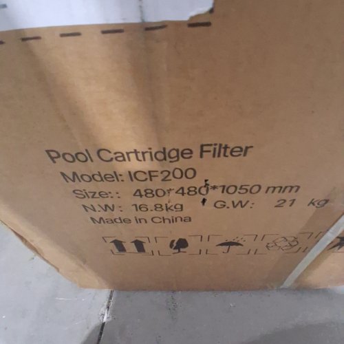 VEVOR POOL CARTRIDGE FILTER - 200 SQ. FT - BLACK (MODEL: ICF200) image 2