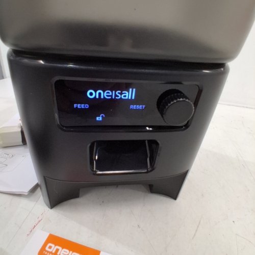 ONEISALL AUTOMATIC CAT FEEDER WITH WIFI APP CONTROL - 3.5L AUTO DRY FOOD DISPENSER FOR INDOOR CATS AND SMALL PETS, SMART PORTION CONTROL - BLACK (MODEL: PFD-001PRO) image 2