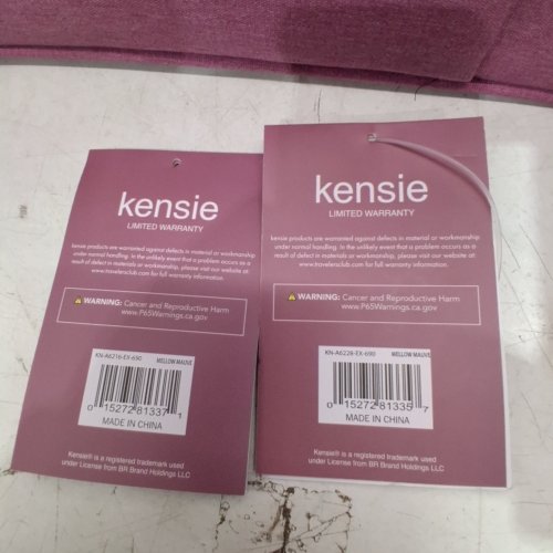 3PC KENSIE SOFTSIDE SPINNER LUGGAGE SET - MELLOW MAUVE (MODEL: KN-A6203-EX-690) image 3