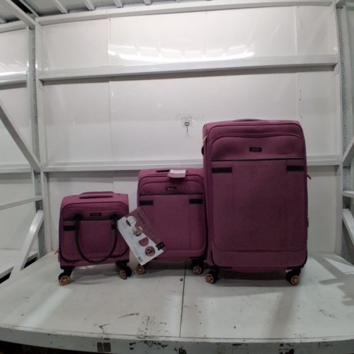 3PC KENSIE SOFTSIDE SPINNER LUGGAGE SET - MELLOW MAUVE (MODEL: KN-A6203-EX-690) image 5