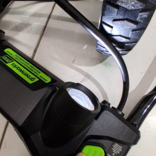 GREENWORKS PRO 80V 20-INCH CORDLESS SNOW THROWER WITH CHARGER AND ADAPTOR - GREEN - (MODEL:2600402) image 2