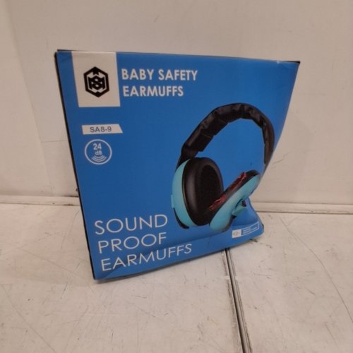 BABY SAFETY NOISEPROOF EARMUFFS - FITS N-2Y - 27DB REDUCTION - BLUE AND BLACK (MODEL: SA8-9) image 5