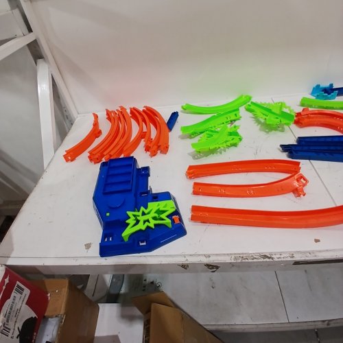 HOT WHEELS TRACK SET EPIC CRASH DASH WITH 1 HOT WHEEL - MULTICOLOUR (MODEL : ‎HTP55) image 4
