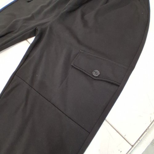 ETERNELLE ITALIAN-MADE PANTS WITH SIDE POCKETS - SMALL - BLACK (STYLE: 4-FW25139-4) image 3