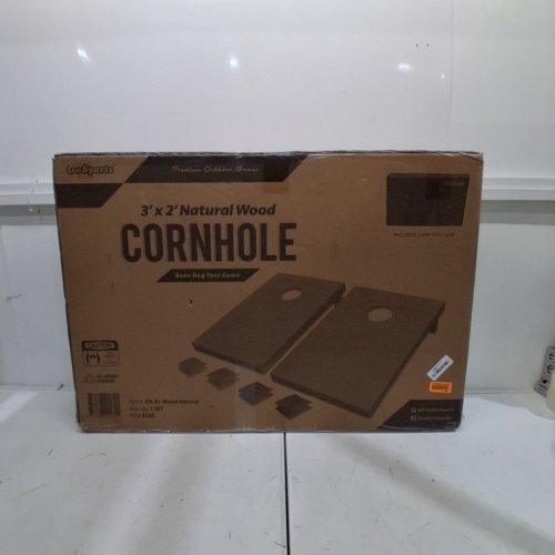 GOSPORTS CORNHOLE SET - 3FT X 2FT - NATURAL WOOD (MODEL: CH-01-WOOD-NATURAL) image 4