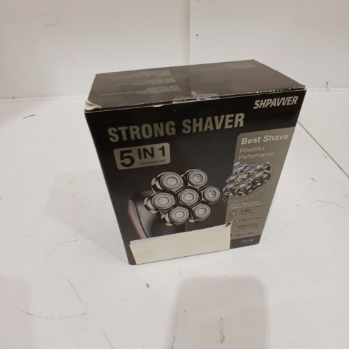 SHPAVVER DETACHABLE HEAD SHAVER, 5-1 ELECTRIC RAZOR, WATERPROOF, WET/DRY LED DISPLAY (MODEL: MS-672) image 3
