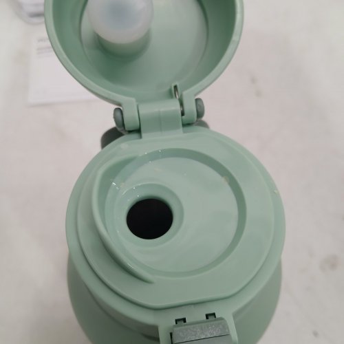 MOMCOZY PORTABLE BEVERAGE WARMER WITH DUAL HEATING MODES FOR BREAST MILK & WATER - 17OZ CAPACITY - PALE GREEN (MODEL: MW05) image 4