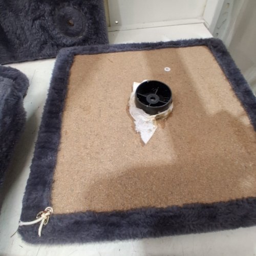 FEANDREA CAT TREE SCRATCHING POST SET- 61" - SMOKY GRAY image 3