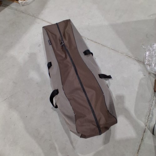 MAC SPORTS PADDED FOLDING CLUB CAMPING CHAIR WITH CARRY BAG - 500LBS MAX - BROWN/GREY (MODEL: 1872249) image 4