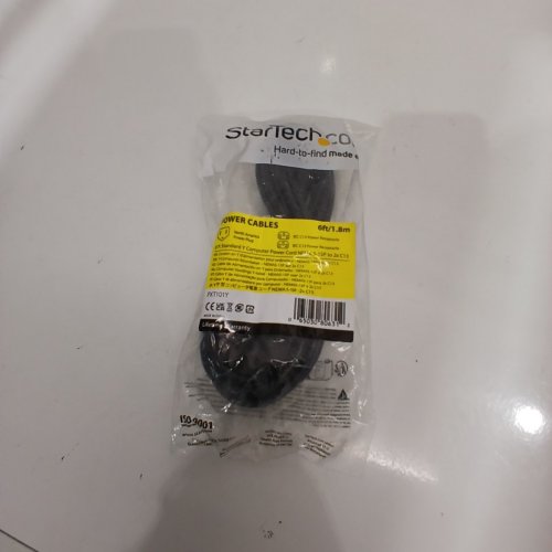 STARTECH Y-SHAPED COMPUTER POWER CORD - 6FT - BLACK (MODEL: PXT101Y) image 2
